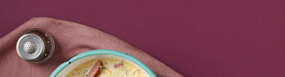 Zuurkoolsoep met appel en rookworst