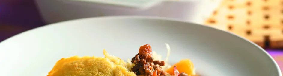 Zuurkoolschotel met winterfruit