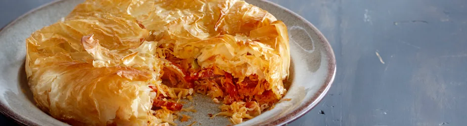 Zuurkoolpastei met kip en chorizo