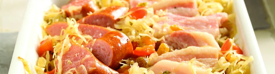 Zuurkool gestoofd in donker bier