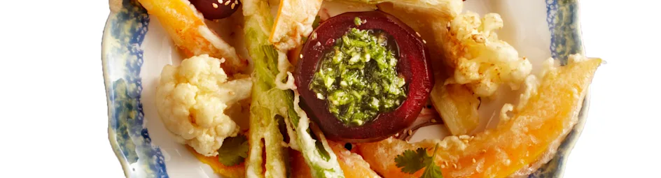 Tempura van wintergroenten