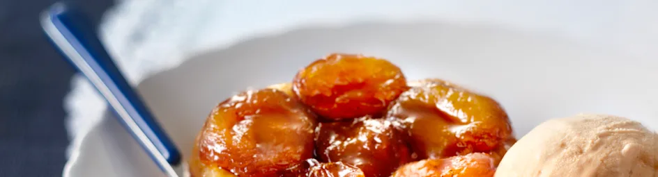 Tarte Tatin met abrikozen en vanille