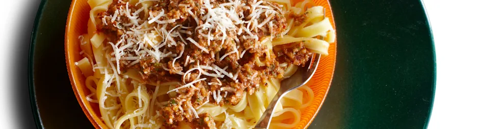 Tagliatelle met noten-tomatenpesto