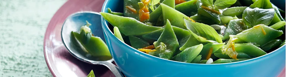 Snijbonen met citrusdressing
