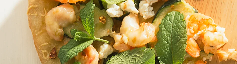 Pizza Gamba's & Zucchini