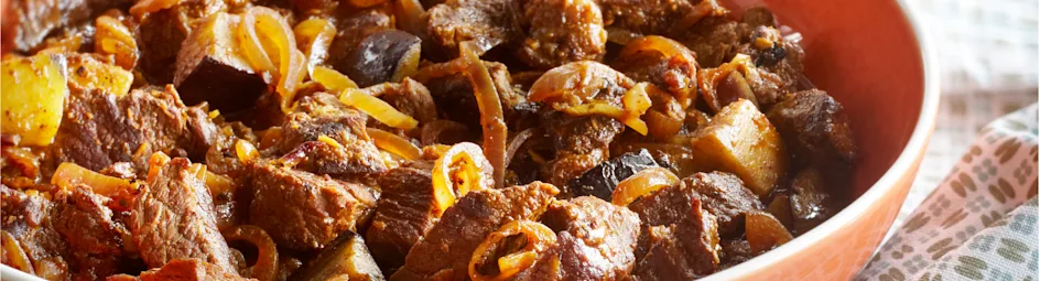 Pikante rundvleescurry