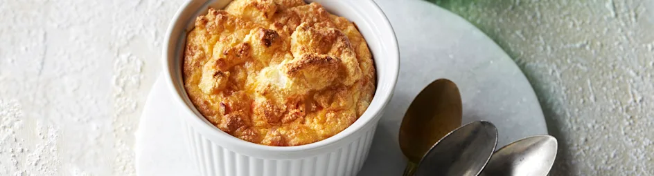 Oosterse winterwortel kaassoufflé