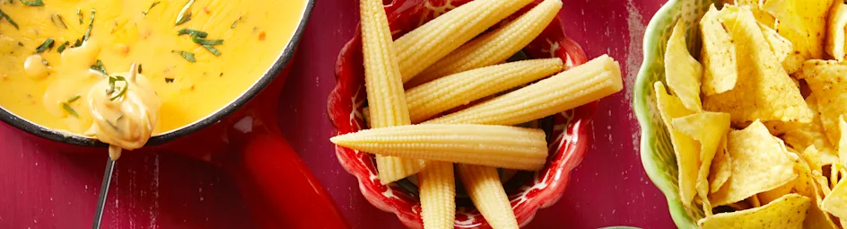 Mexicaanse kaasfondue