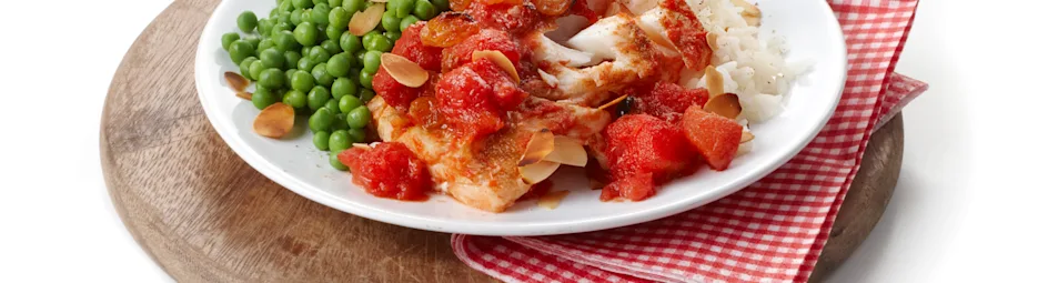 Kruidige kabeljauwschotel