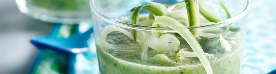 Komkommersoep met kokos