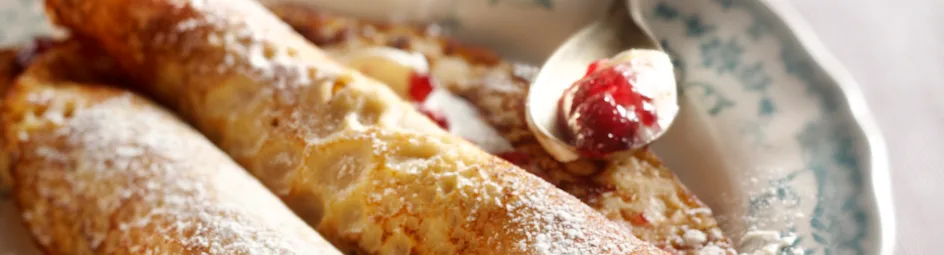 Kaneelflensjes met cranberrymascarpone