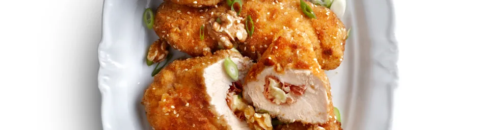 Kalkoenfilet met sesam en noten