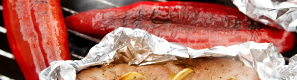 Gegrilde karbonade met rozemarijn en knoflook