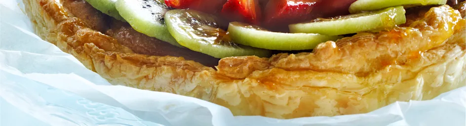 Frangipanetaart met fruit