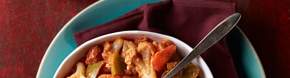 Bloemkoolcurry met yoghurt