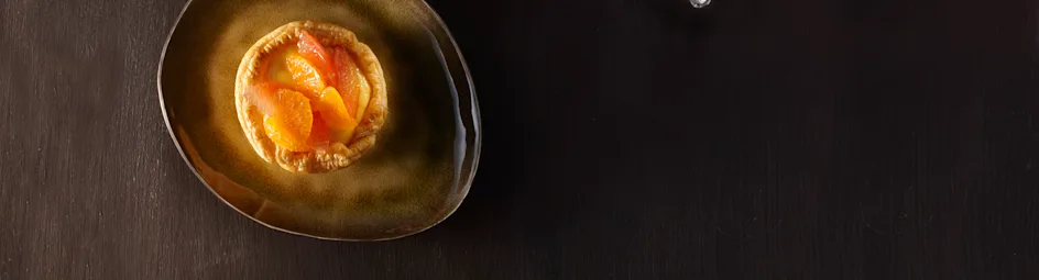 Bladerdeegschelpjes met citrusvulling