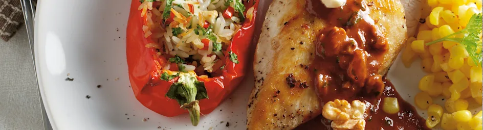 Kipfilet met chocoladesaus