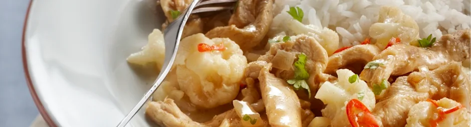 Kipcurry met bloemkool