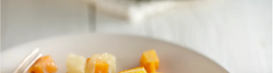 Kabeljauwschotel met koolrabi en wortel