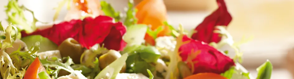 Griekse salade met blauwe kaas