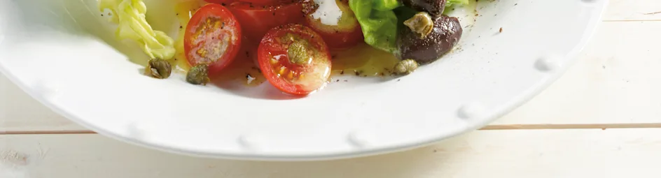 Franse salade met boontjes