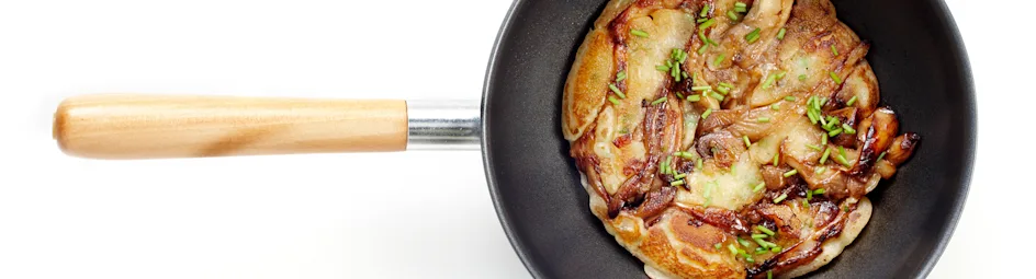 Pannenkoekjes met paddenstoelen