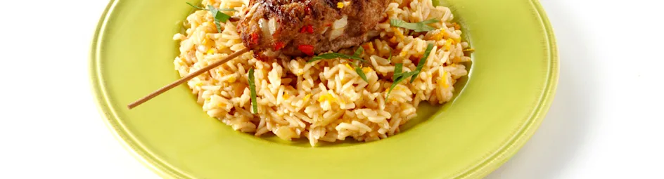 Köfte met oosterse pilav