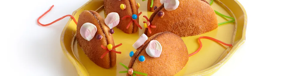 Eierkoek chocolademuizen