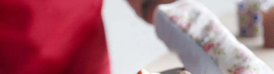 Meringue met vanillekwark en vers fruit