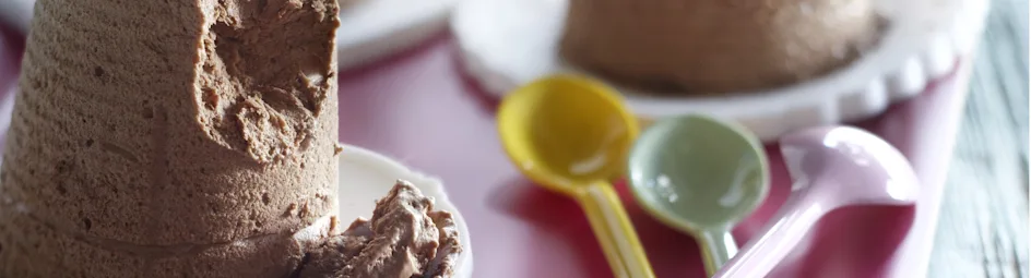 Chocolade-amaretto semifreddo