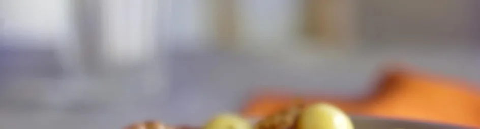 Kool met geroosterd spek en blauwe kaas