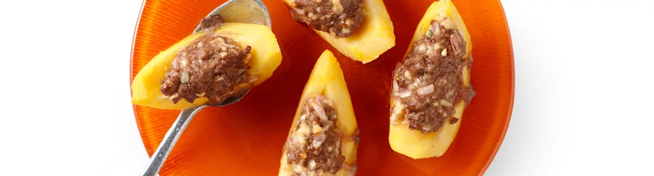 Gevulde koolraap uit de oven