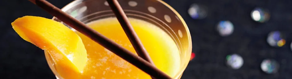 Perzik-amandelcooler