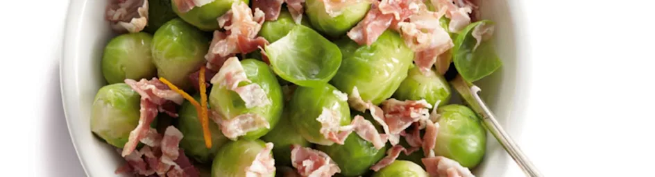 Spruitjes met pancetta en sinaasappel