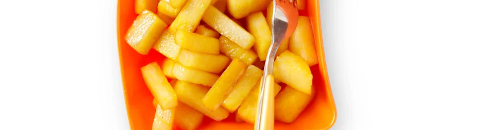 Koolraap gekaramelliseerd met honing