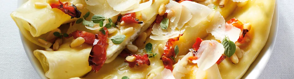 Lasagnepakketjes met kruidenricotta