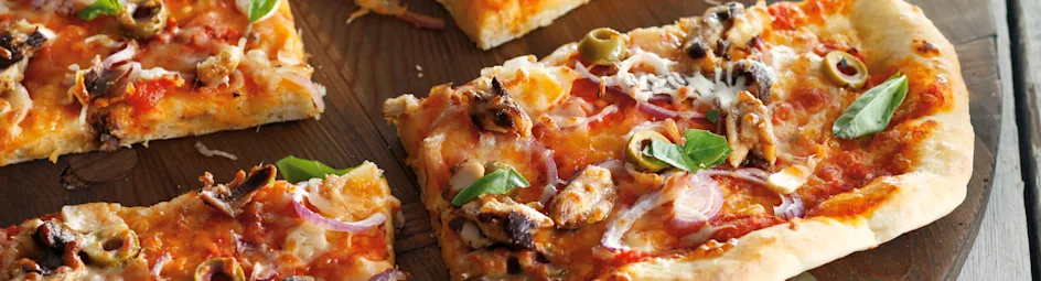 Pizza met sardine en ansjovis