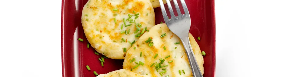 Aardappelkoekjes met feta