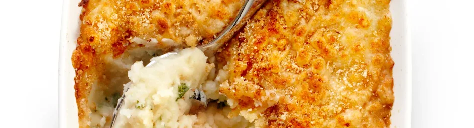 Gegratineerde aardappelmousseline