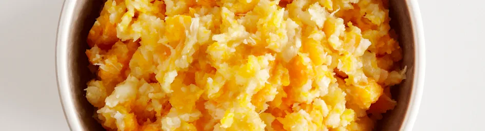 Puree van wortel en pastinaak