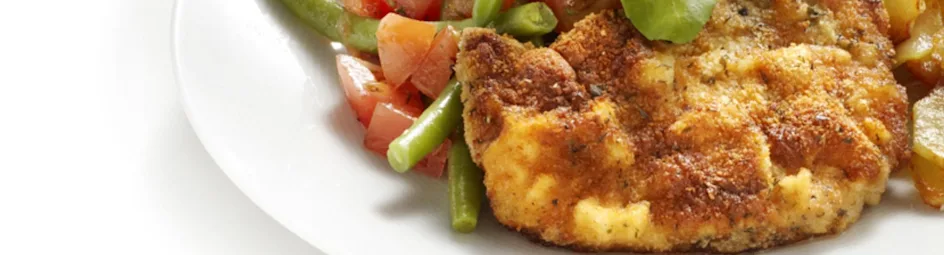 Ribkarbonade met zomergroenten