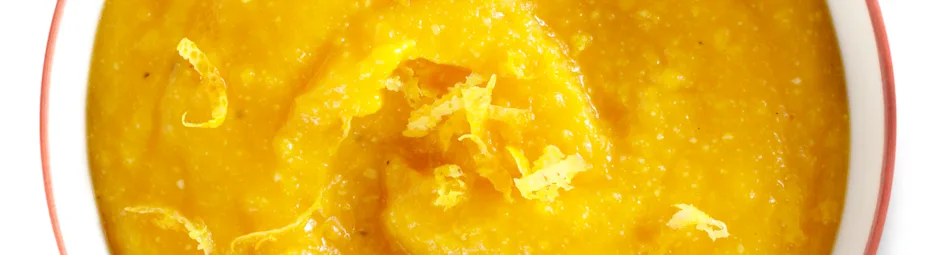 Pompoendip met Parmezaan