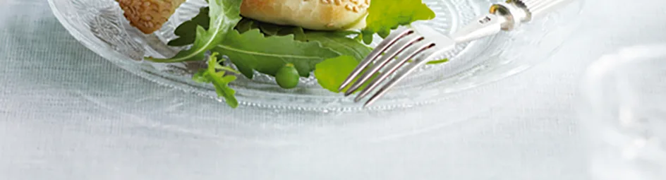 Paddenstoelenbolletje met groene groenten