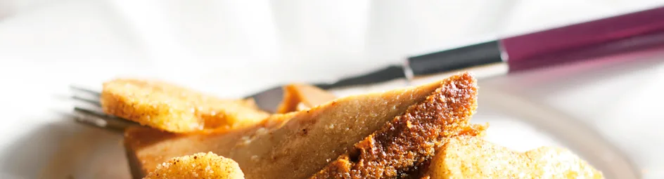 Speculaaspudding met appelharten