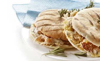 Pita tosti met makreel