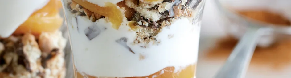 Kwarkflip met abrikozen