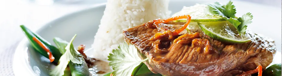 Varkensfilet met sugarsnaps