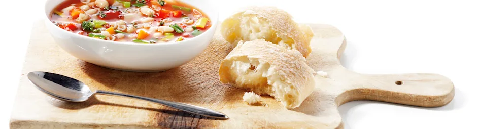 Vegetarische minestronesoep