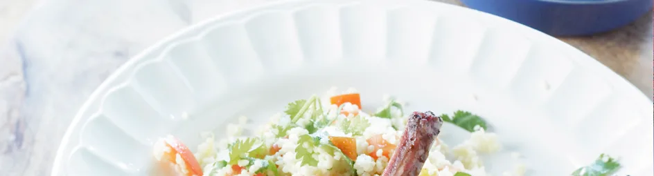 Lamskarbonades met vijgenvulling