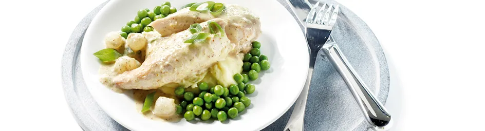 Kip met bosui en zilverui